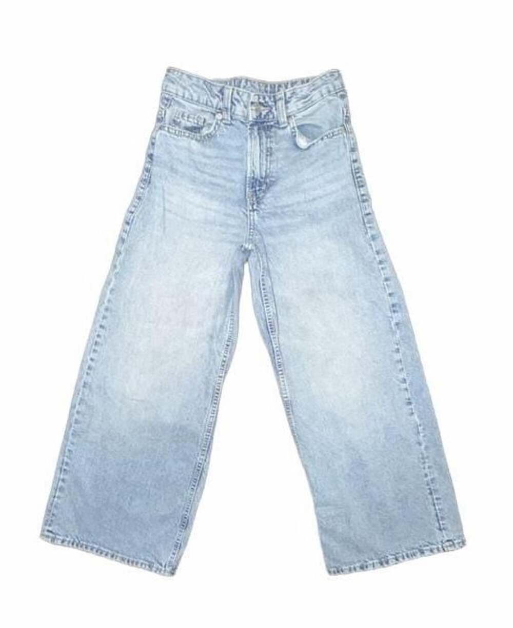 H&M Divided Light Wash Straight Leg Denim Jeans-Size 0